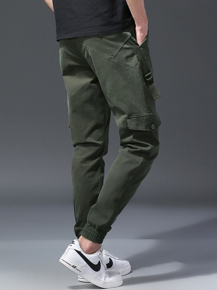 Outdoor Sports Tactical Trousers Multiple Pockets Casual Lightweight Work Hiking Sports Cargo Pants For Men Casual
