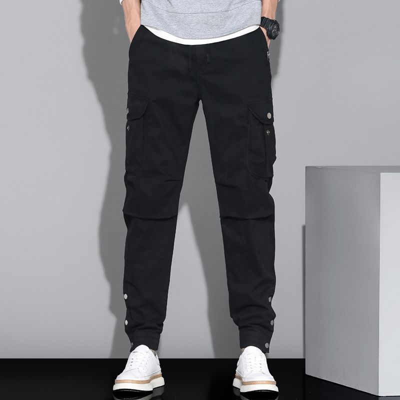 Loose Casual Pants Plus Size Outdoor Work Trousers Multiple Pockets Cargo Pants  Casual