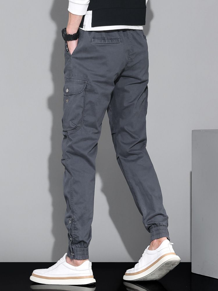 Loose Casual Pants Plus Size Outdoor Work Trousers Multiple Pockets Cargo Pants  Casual