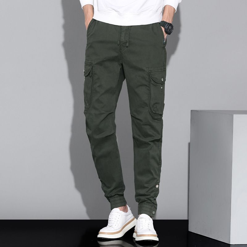 Loose Casual Pants Plus Size Outdoor Work Trousers Multiple Pockets Cargo Pants  Casual