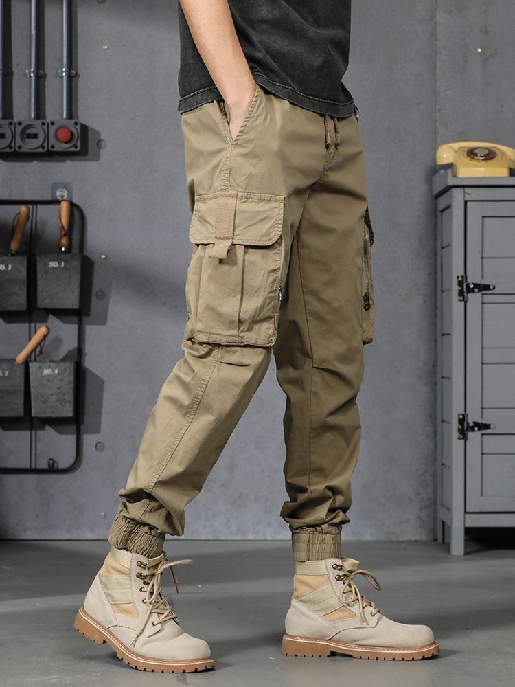 Hot Sale New Design Cargo Pants Men Fashion Black Fitness Trousers Streetwear Sweatpants Joggers Men Cargo Pants Casual
