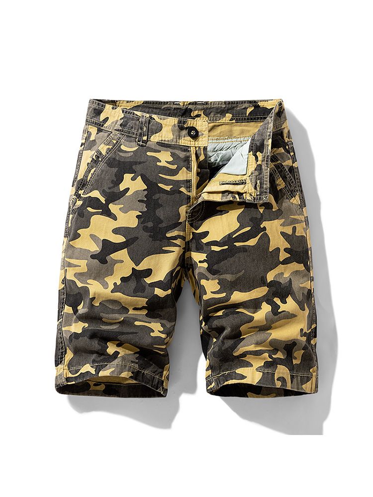 Wholesales Summer Chino Knee Length Pants Bermudas de Hombre Plain Slim Fit Cotton Woven Shorts