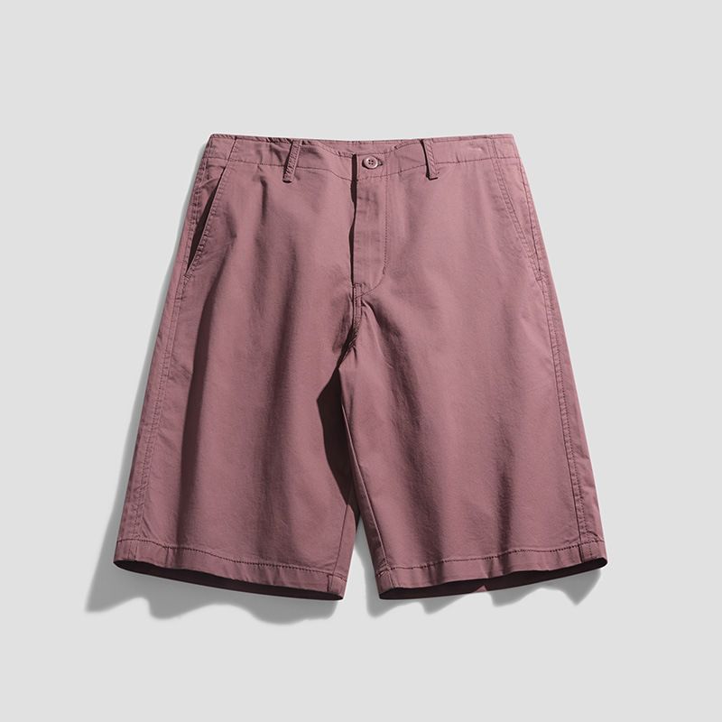 New Summer Shorts For Men Loose And Comfortable Solid Color Simple And Casual 5-point Pants Overalls Outerwear Sports Pants Shorts