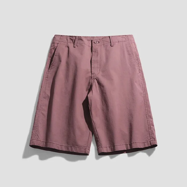 New Summer Shorts For Men Loose And Comfortable Solid Color Simple And Casual 5-point Pants Overalls Outerwear Sports Pants Shorts