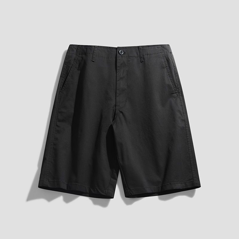 New Summer Shorts For Men Loose And Comfortable Solid Color Simple And Casual 5-point Pants Overalls Outerwear Sports Pants Shorts