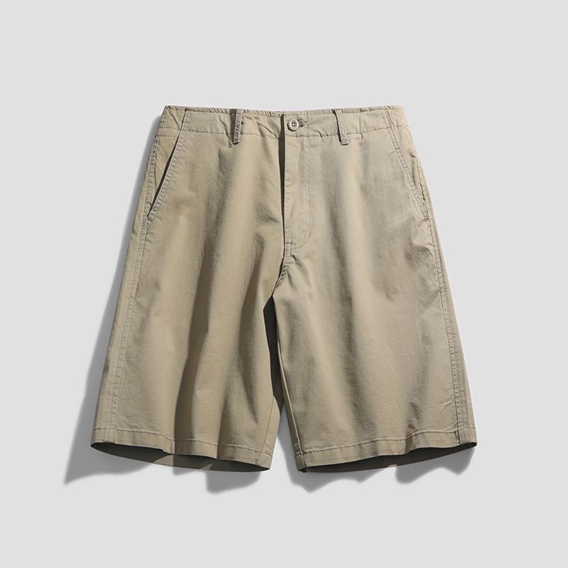 New Summer Shorts For Men Loose And Comfortable Solid Color Simple And Casual 5-point Pants Overalls Outerwear Sports Pants Shorts