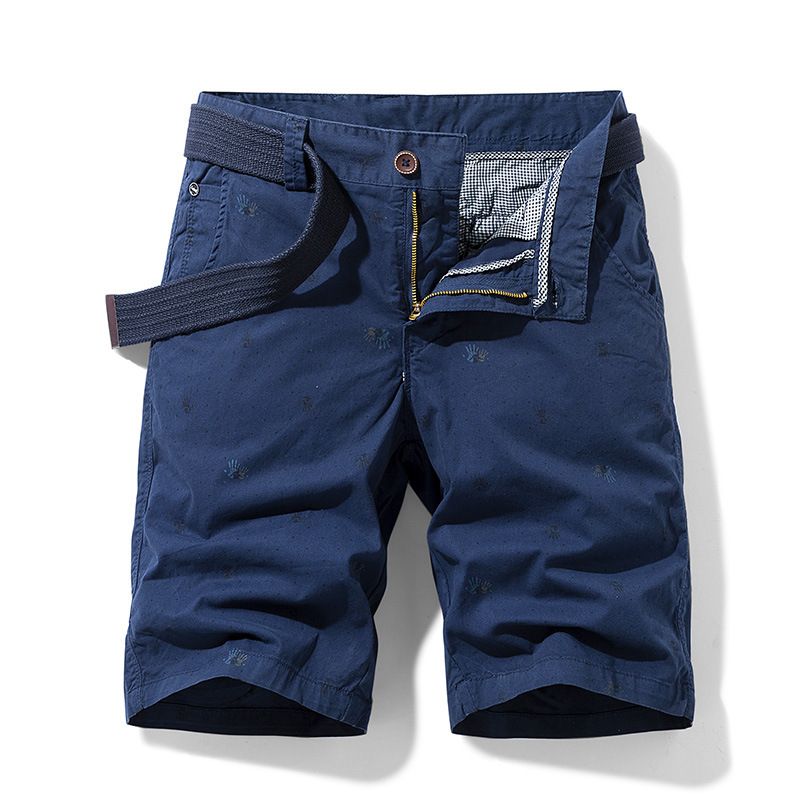 Summer Hot Sale New Men's Zipper Fly Men's Classic Relaxed Stretch chino Short for men  Shorts