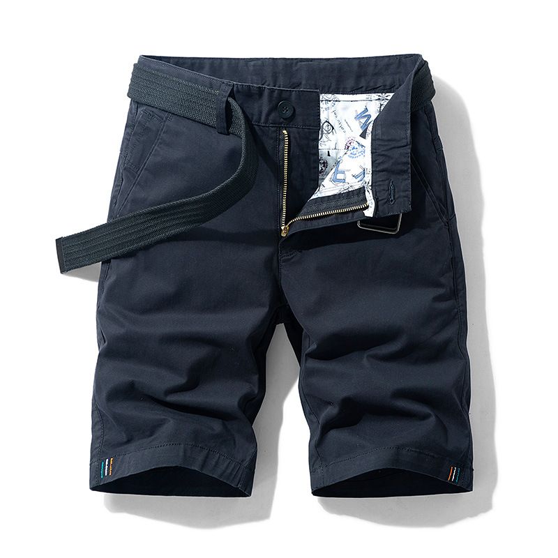 Spandex Men's Shorts Knee Length Designer Acid Washed Cargo Shorts Leisre Summer Chino Shorts For Men  Shorts