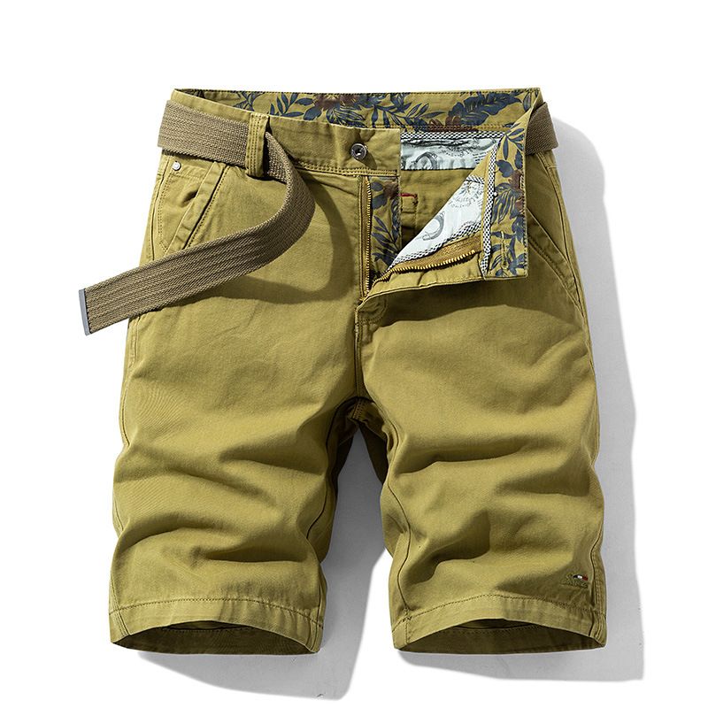 Spandex Men's Shorts Knee Length Designer Acid Washed Cargo Shorts Leisre Summer Chino Shorts For Men Shorts
