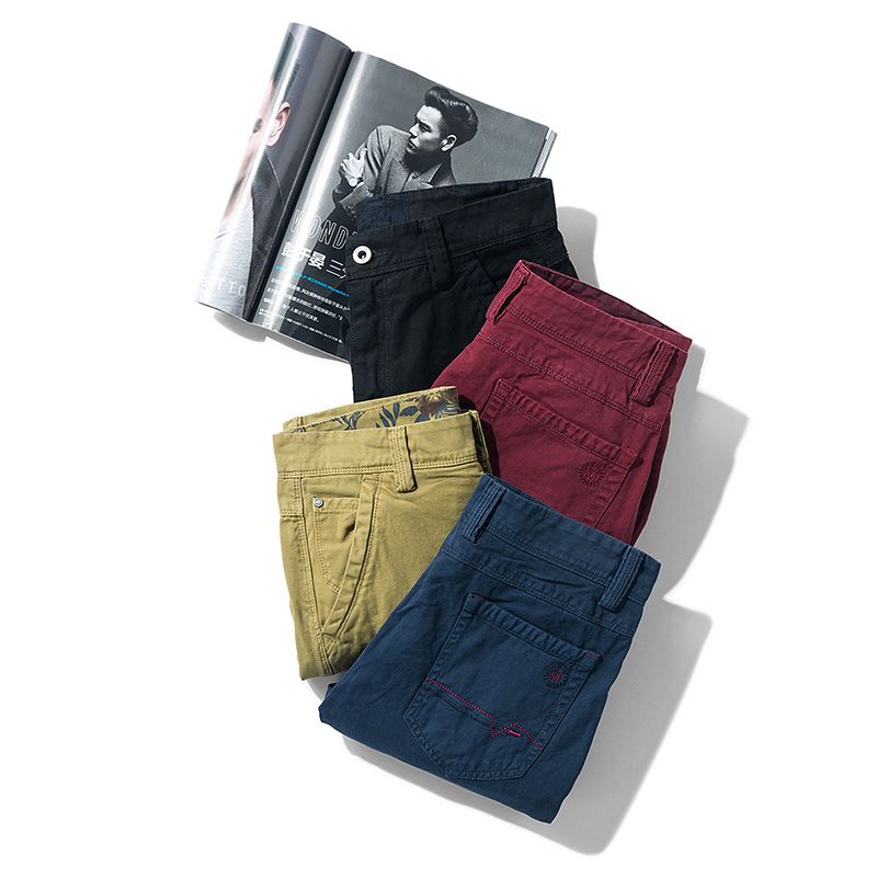 Spandex Men's Shorts Knee Length Designer Acid Washed Cargo Shorts Leisre Summer Chino Shorts For Men Shorts