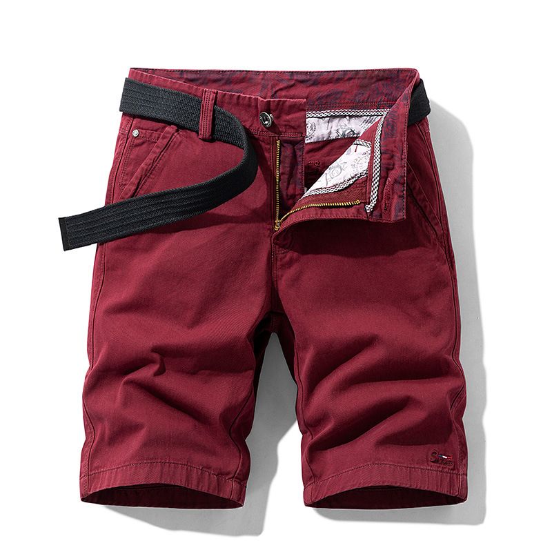 Spandex Men's Shorts Knee Length Designer Acid Washed Cargo Shorts Leisre Summer Chino Shorts For Men Shorts