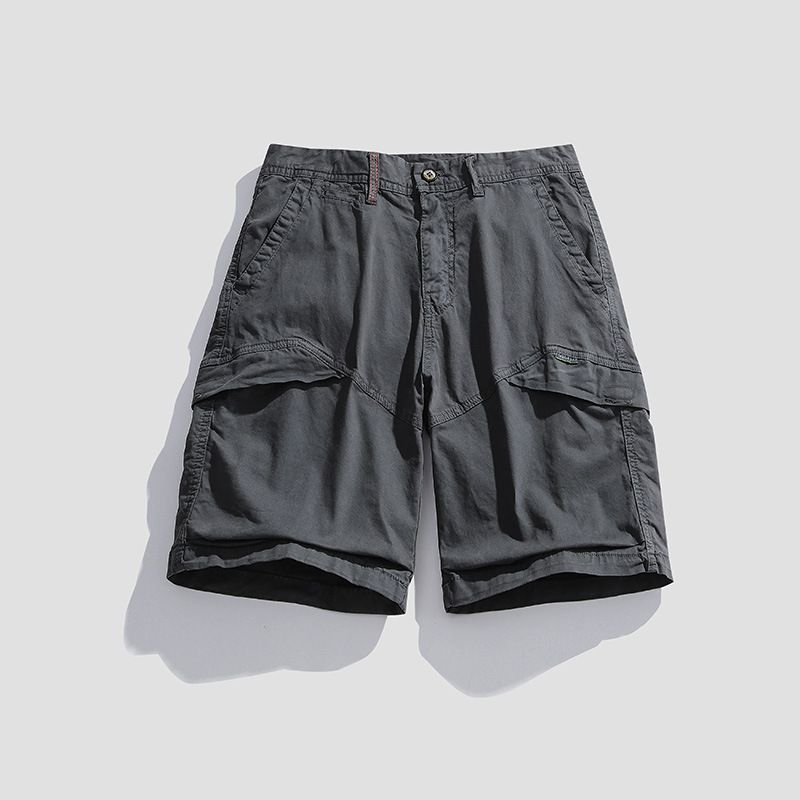 Wholesale summer men's cargo shorts Men's short pants Straight leg multi-pocket casual pants for men Shorts