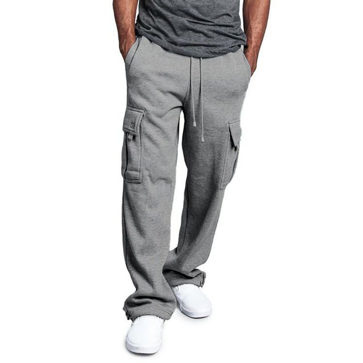 cargo pants with multi pockets men's casual pants man trousers pants wide leg sweatpants men  Casual