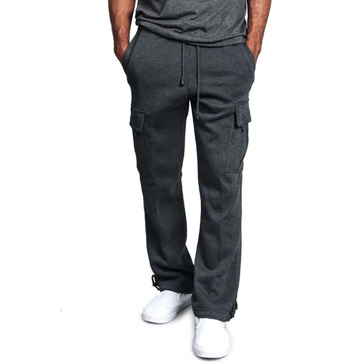 cargo pants with multi pockets men's casual pants man trousers pants wide leg sweatpants men  Casual
