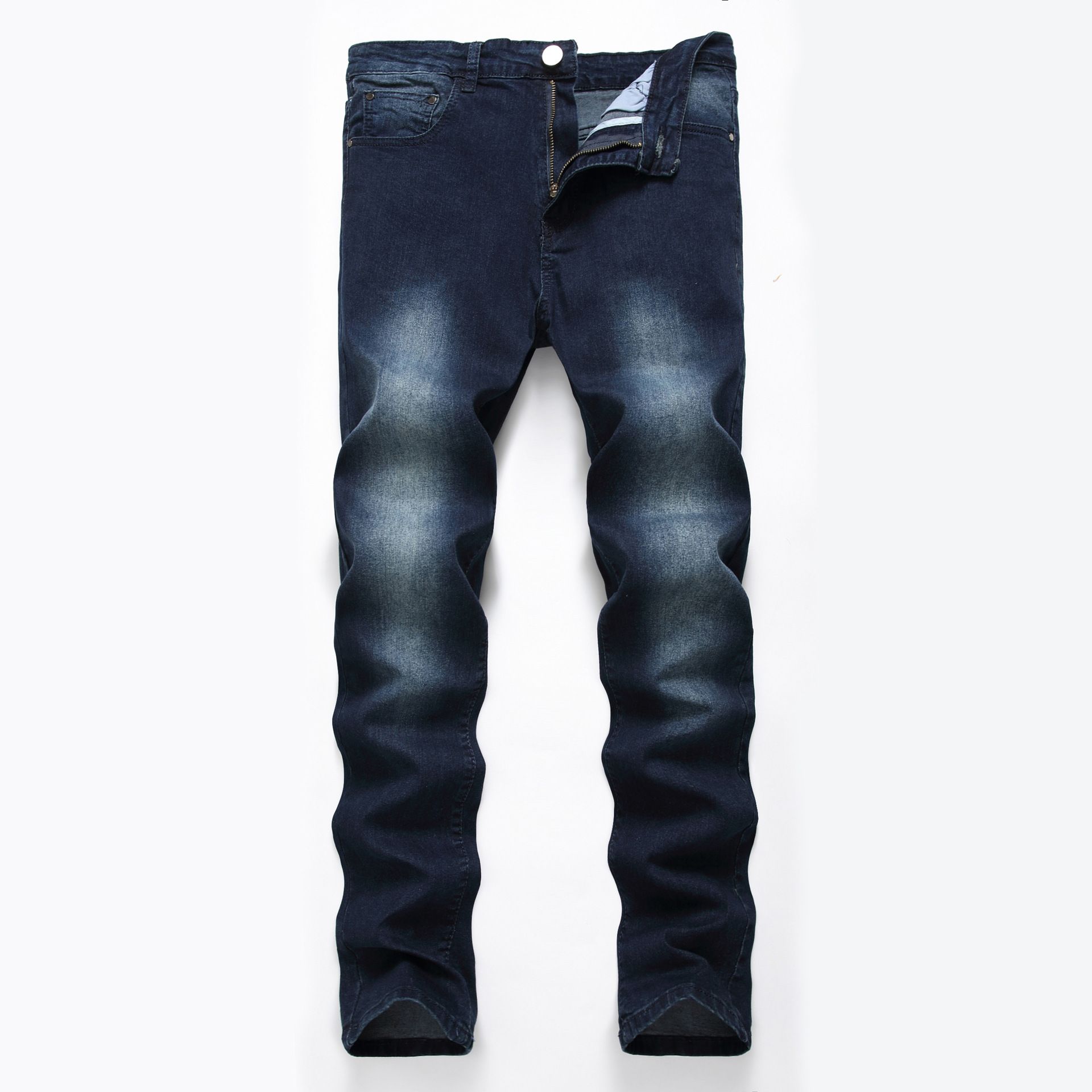 Skinny Ripped Fancy Unbranded Biker Jeans Denim Designer Wholesale Authentic Men Monkey White Bleach Light Western Jeans