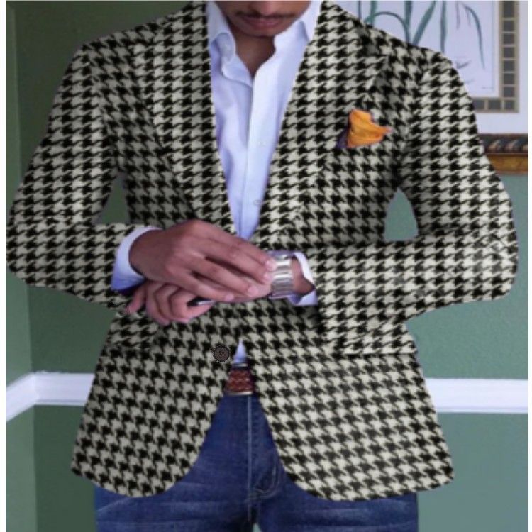 Tailored Vintage  Red Plaid Wool wedding men tuxedo  Men's Clothing  Tops Jackets  Coats