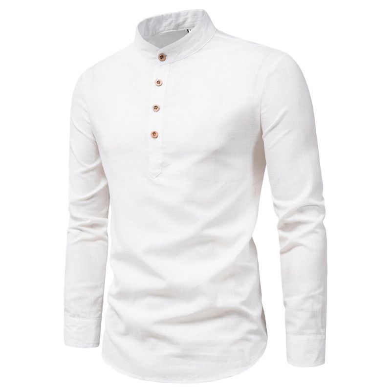 Plaid Shirt Autumn Polyester Long Sleeve Shirt Men's Lapel Tops Men's Clothing Men's Clothing tops T-Shirts