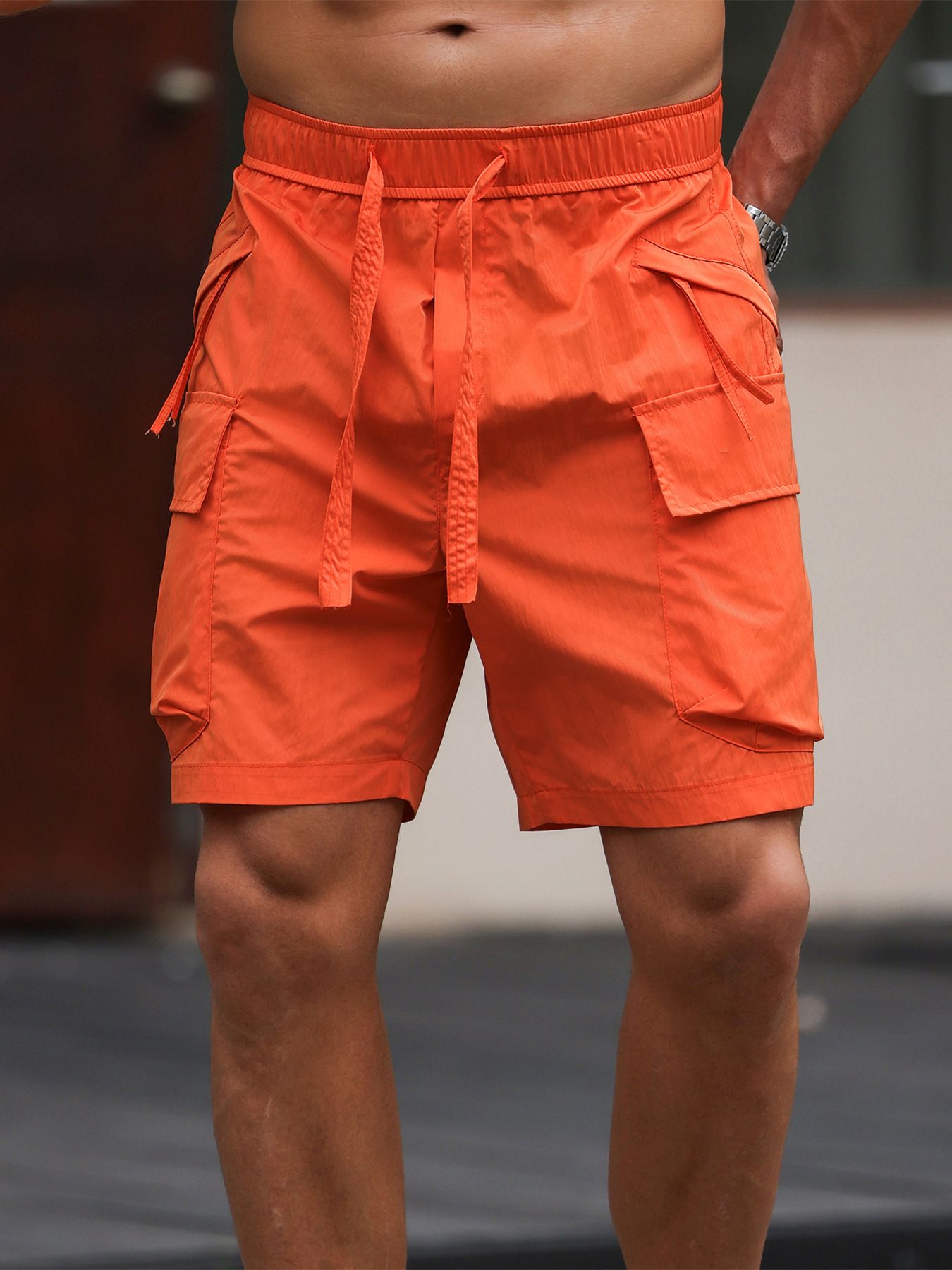 Hot Sale Summer Multi Pocket Large Size Athletic Outdoor Casual Short Pants For Men  Shorts