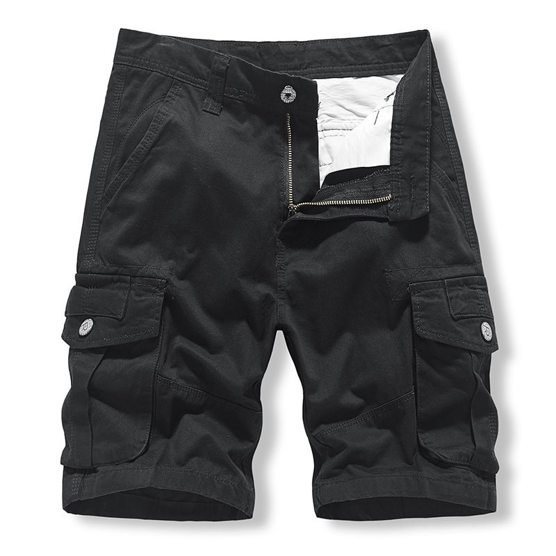 Sweat Runningeuropeanocket Short Pants 100% Cotton Cargo Shorts Pattern Board Shorts Grey Print Casual Wholesale MblacksummerShorts