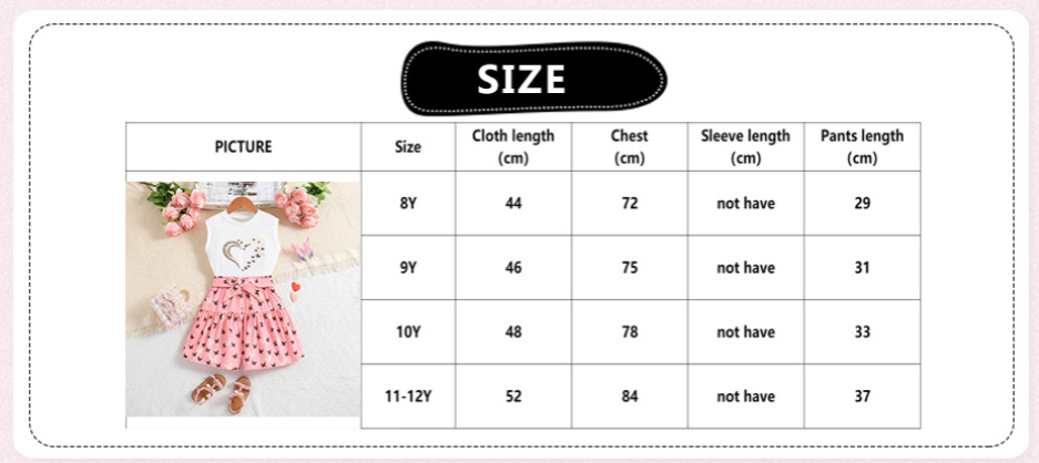 Children Girls Clothing Set Summer Bowknot Sleeveless Cotton Two Piece Suit Kids Clothes Girls Bow T-shirt + Printed Shorts Two Sets of Pantsuits Casual Outfit Baby Clothes Sets