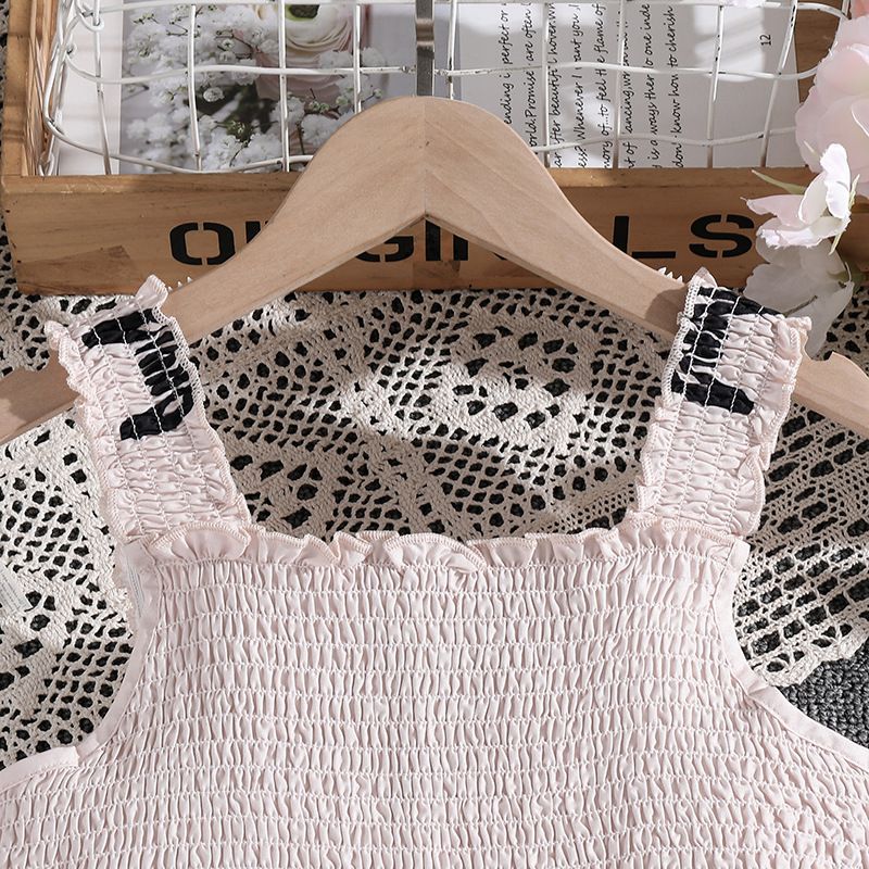 8-12 Years Big Children Clothes Kids Summer Floral Print Sling Dress Teen Girl Dresses Kids Clothing for Party Birthday