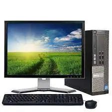 (i5+4GB+500GB+Monitor)Dell Optiplex 7010 Desktop Full Set Complete Set i5+4GB+500GB Plus 17 Inch Monitor Screen 4th Gen Windows 10 Home Office School Desktops