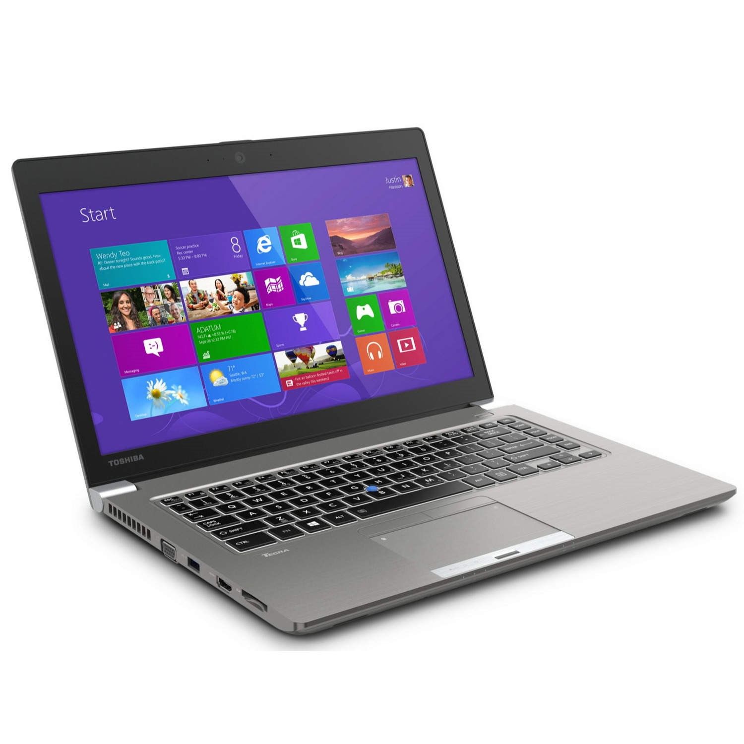 (i7+16GB+512GB SSD) Refurbished Toshiba Portege Z30 Laptop Intel Core i7 16GB 512GB SSD 6th Gen Bluetooth Windows 11 Webcam Student Professional Laptop