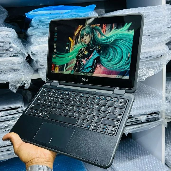 Refurbished Dell Latitude 3189 X360 4GB+128GB Touchscreen 2 in 1 Convertible Windows 11 Laptop Intel Pentium 6 Months warranty Bluetooth Webcam Dell Laptops