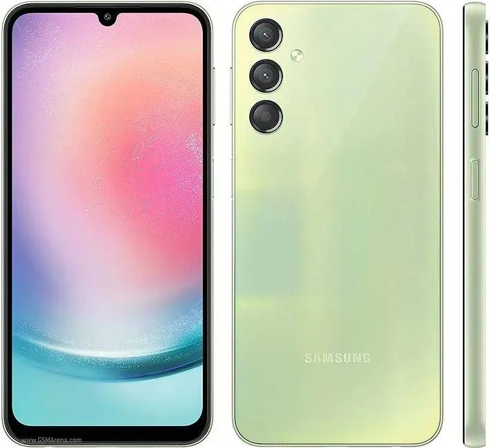 Refurbished Phone Samsung  phone Galaxy A24 4G 6.5 inch 4GB+128GB single Sim 50mp+13mp 5000mah clean screen Samsung A24 4G smartphone