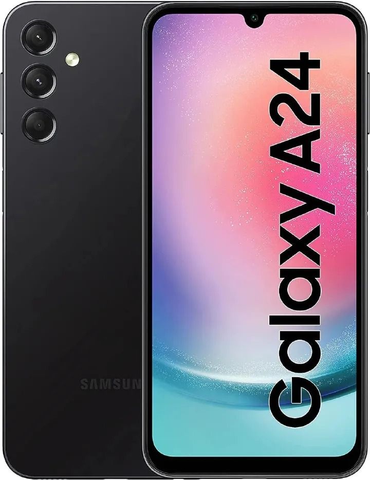 Refurbished Phone Samsung  phone Galaxy A24 4G 6.5 inch 4GB+128GB single Sim 50mp+13mp 5000mah clean screen Samsung A24 4G smartphone