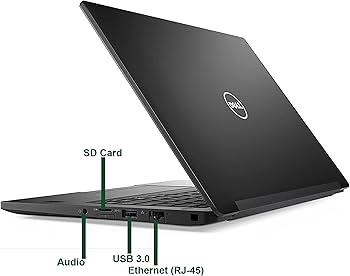 Refurbished Dell Latitude 7480 Laptop i5+8GB+256GB+14" 6th Gen FHD Screen Windows 11 Computer Bluetooth Webcam Student Professional Laptop