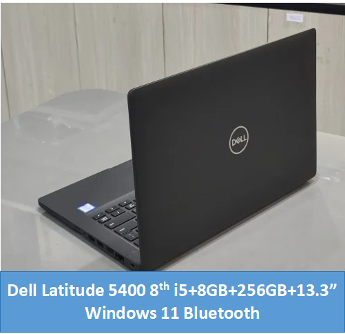 Refurbished Dell Latitude 5400 Laptop i5 8th Gen i5+8GB+256GB+14" FHD Display Windows 11 durable Student Business laptop Bluetooth Webcam Computer New Arrival laptop