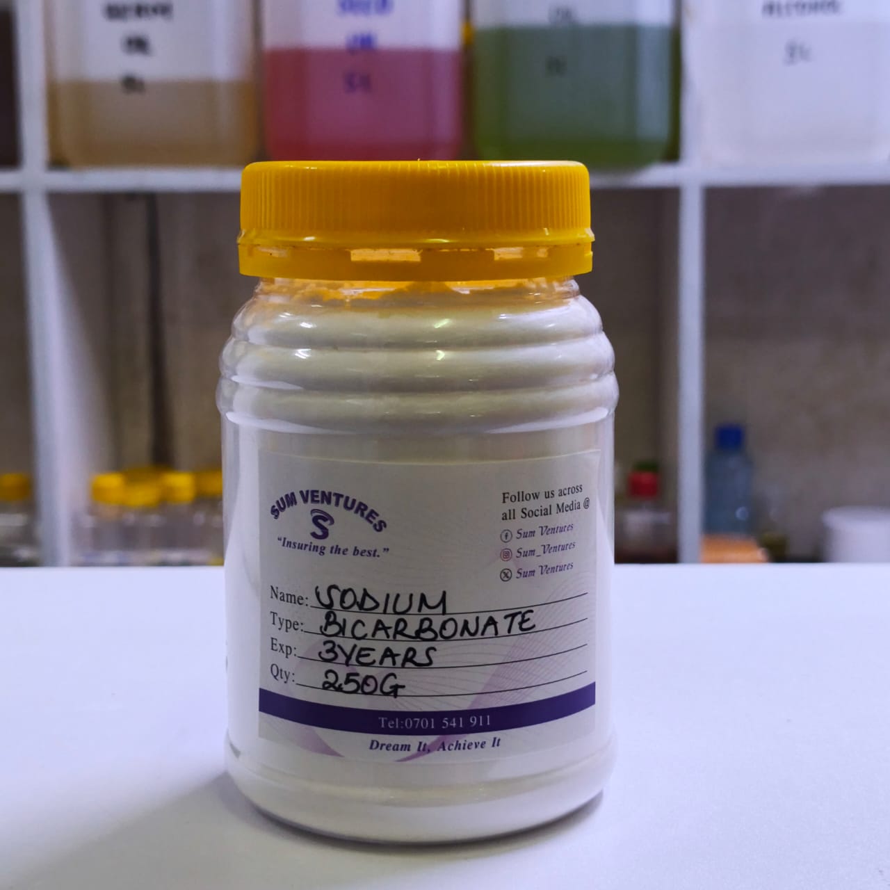 Sodium Bicarbonate Food Grade Baking Soda – Multipurpose Powder for Baking, Cleaning, Deodorizing & Skincare