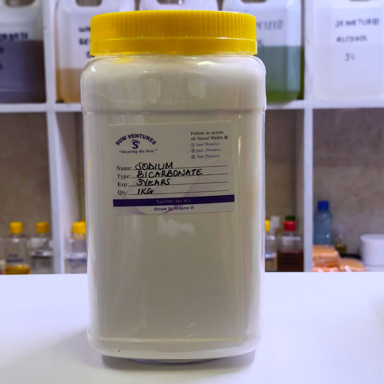 Sodium Bicarbonate Food Grade Baking Soda – Multipurpose Powder for Baking, Cleaning, Deodorizing & Skincare