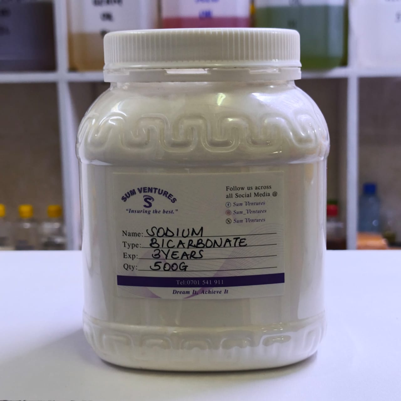 Sodium Bicarbonate Food Grade Baking Soda – Multipurpose Powder for Baking, Cleaning, Deodorizing & Skincare