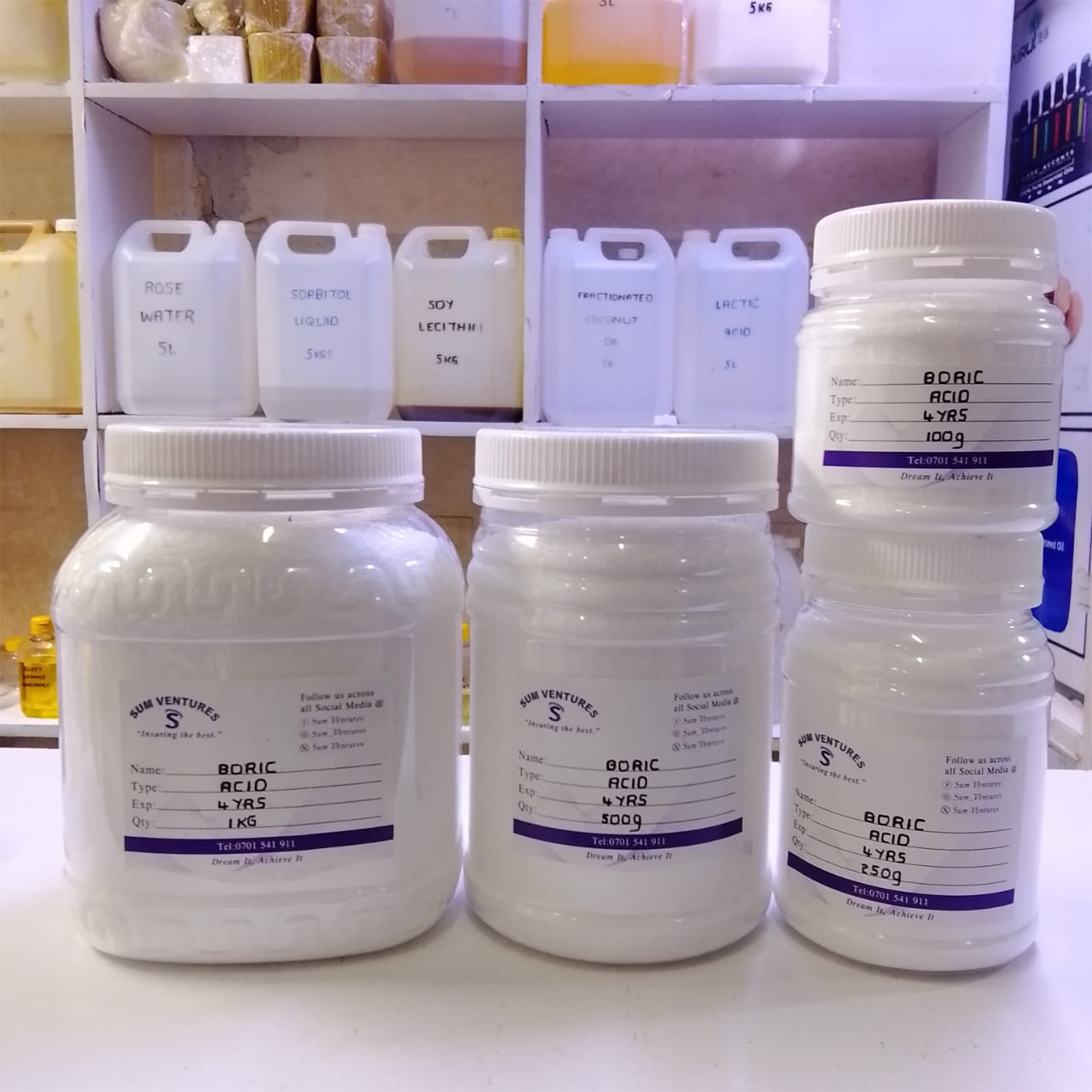 Boric Acid Powder 100% Pure | Cosmetic & Industrial Grade – Sum Ventures