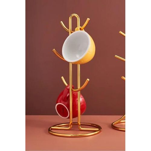 Golden Cup Holder Mug Holder Cup Stand