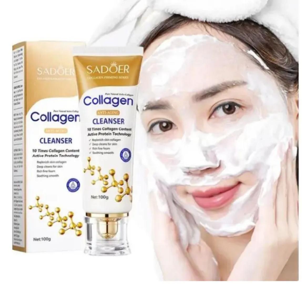 SADOER Collagen Face Cream + Face serum + Face Cleanser