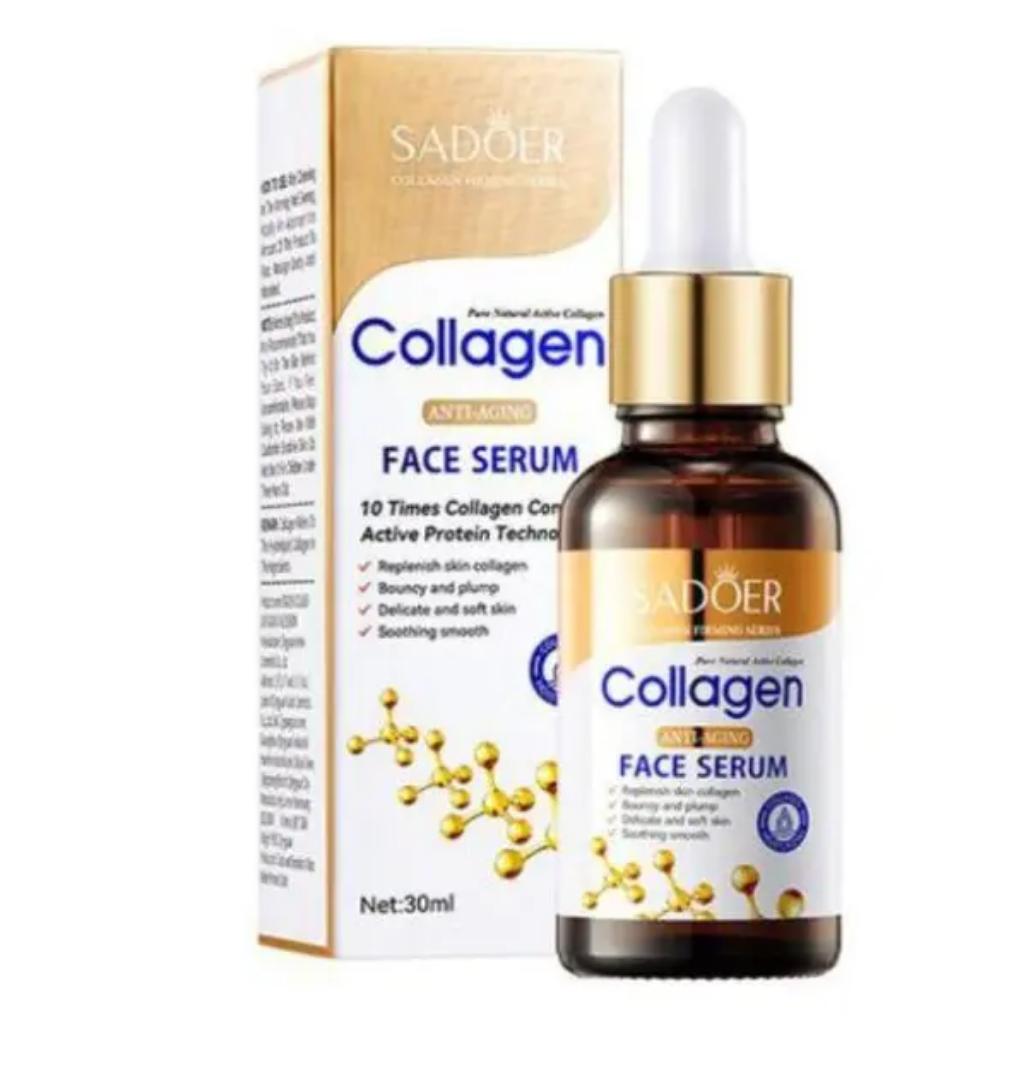 SADOER Collagen Face Cream + Face serum + Face Cleanser
