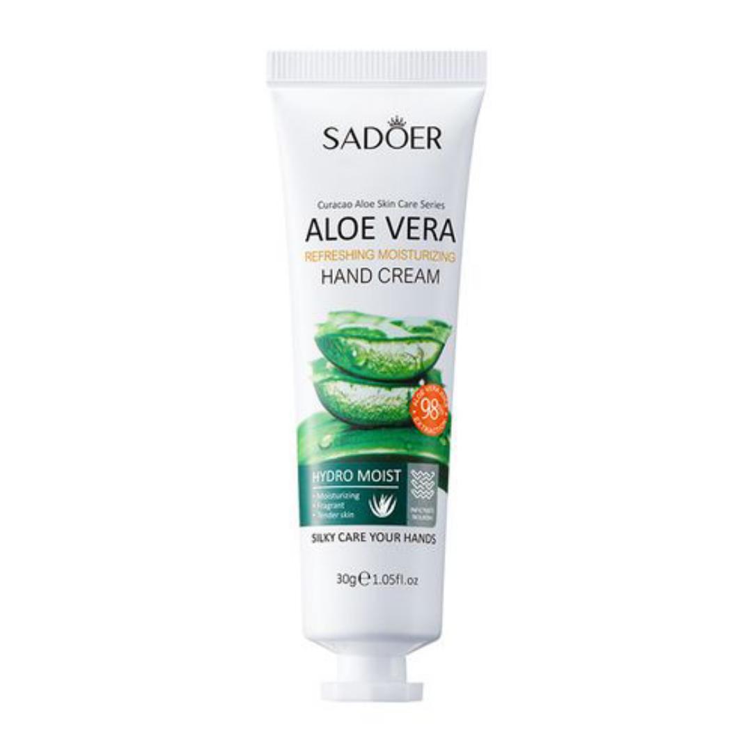 SADOER Aloe Vera Hand Cream Repair Nourishing Hand Skin Care Anti Dryness Chapping And Anti Aging 30g