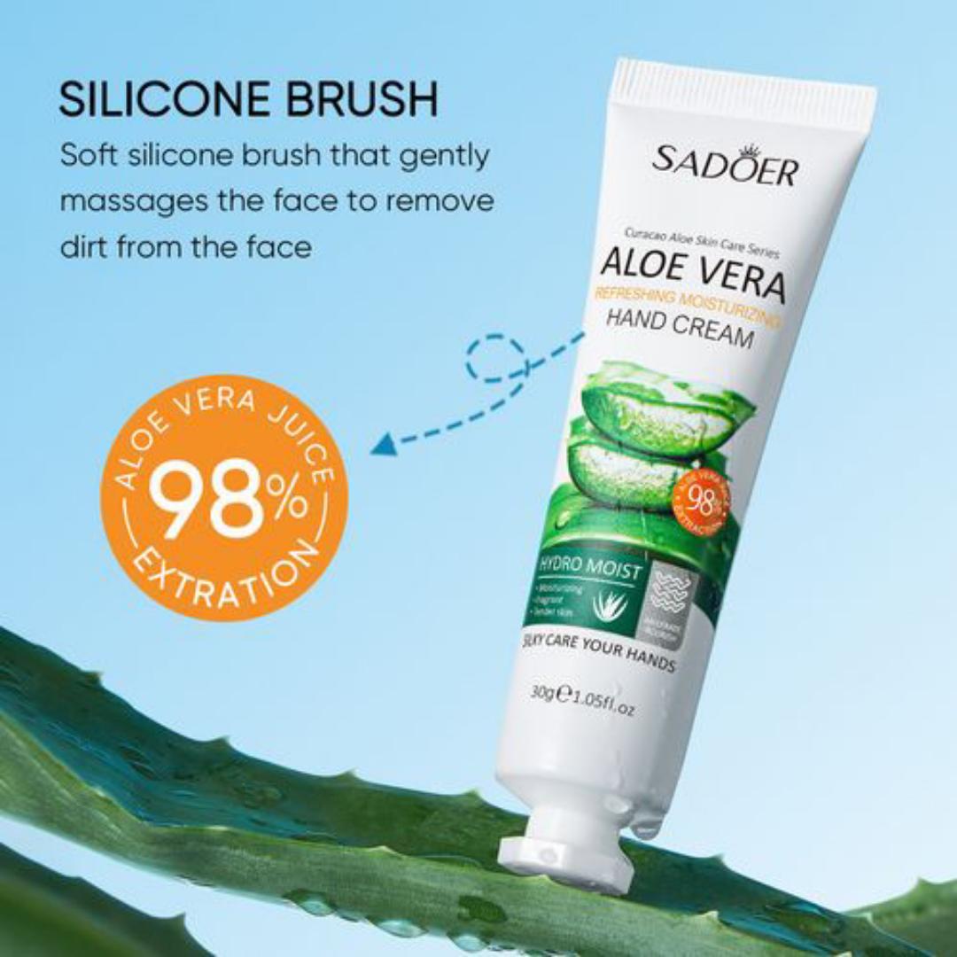 SADOER Aloe Vera Hand Cream Repair Nourishing Hand Skin Care Anti Dryness Chapping And Anti Aging 30g