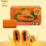 Asante Papaya & Honey Whitening Anti Acne Soap