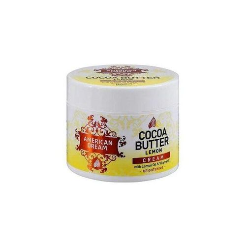 Share this product


American Dream Cocoa Butter Lemom Cream With Lemon Oil And Vitamin E