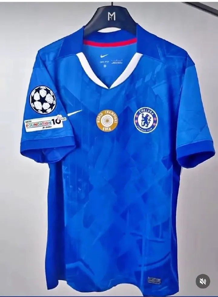 Best Quality CHELSEA 25/26 Home Kit – Original Authentic Football Jersey[[FIFA “World Champions] (Unisex)