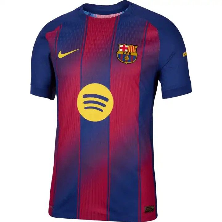 Best Quality BARCELONA 25/26 Home kit – Original Authentic Football Jersey (Unisex