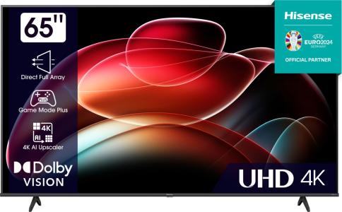 Hisense 65'' Inch Smart UHD 4K Frameless LED TV, YouTube, Netflix ,Prime video,DSTV,Smart Vidaa-Smart tvs