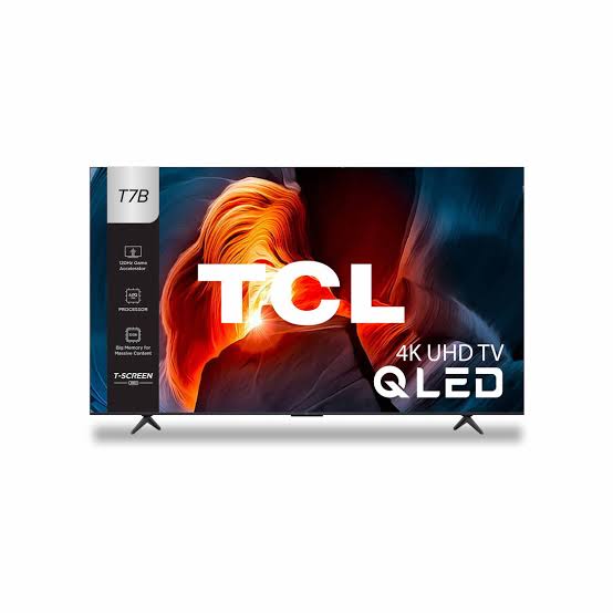 TCL 55'' Inch QLED T7B 2024 Model QLED Smart UHD 4K Frameless LED TV, YouTube, Netflix ,Prime video,DSTV,Google tv-Smart tvs