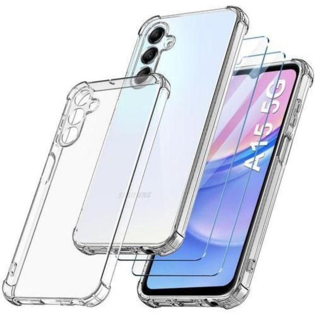 Shockproof Crystal Clear Back Cover Case for Samsung Galaxy A15 4G/5G