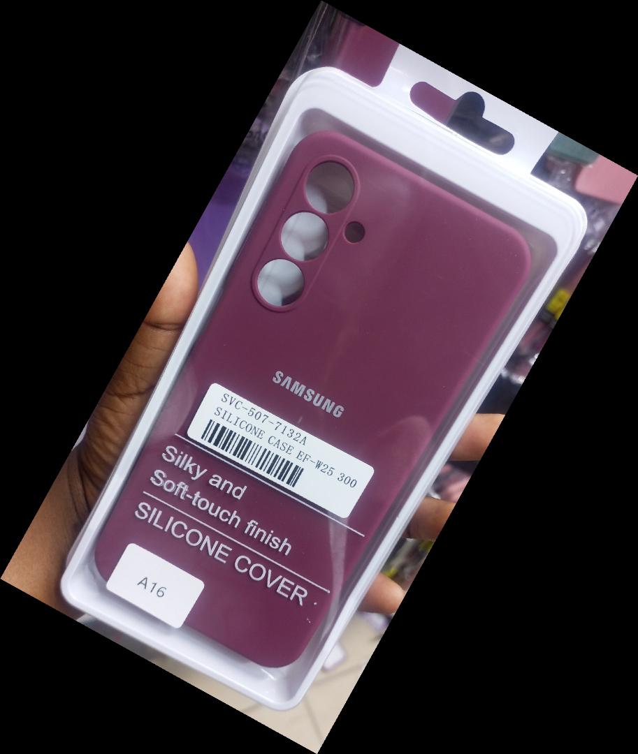 Samsung Galaxy A16 maroon Original Silicone Unique Phone Case/ Cover