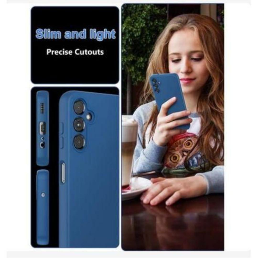 Samsung Galaxy A15 Original Navy Blue Silicone Phone Case/ Cover